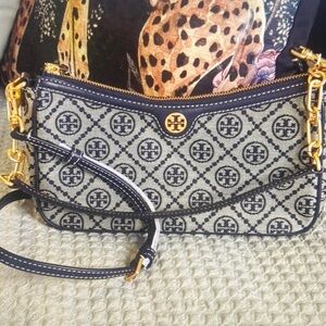 Tory Burch T Monogram Jacquard Studio Bag
